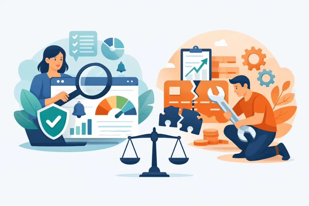 Credit Monitoring vs Repair: What Helps Most?