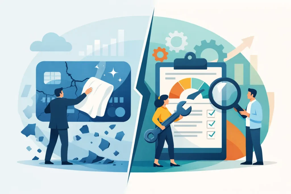 Credit Wipe vs Credit Repair: What Works?